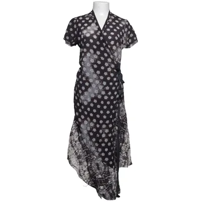 Omlottklänning (Svart, Vit, Grå) från Non Sense Silke, Viskos