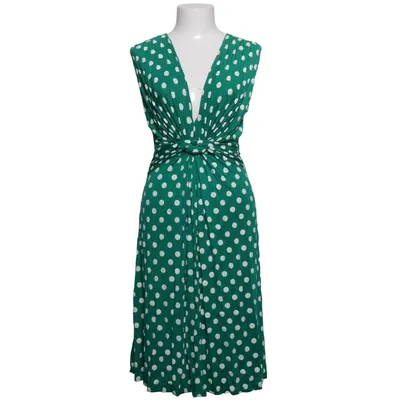 Jurk (Groen, Wit) van Krisp Elastaan, Viscose