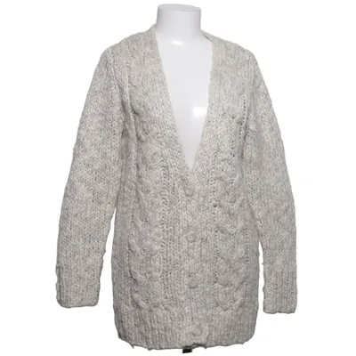 Cardigan (Beige, Argent) de Oasis Acrylique, Fibre métallique, Mohair, Polyester, Laine