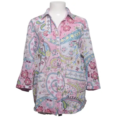 Blouse (Rose, Bleu, Multicolore) de Just White Coton, Polyester