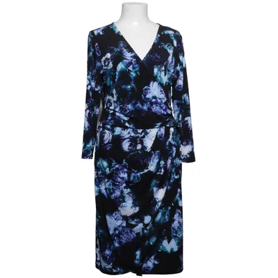 Omlottklänning (Svart, Blå, Flerfärgad) från Covington Elastan, Polyester