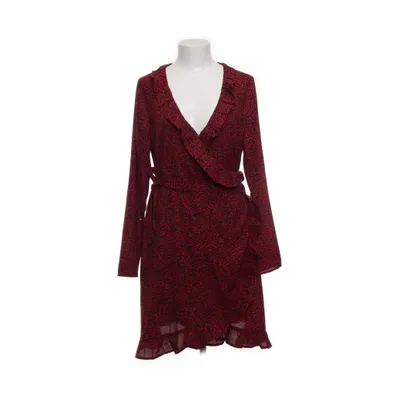 Wrap dress (Red, Black) from Amelie & Me Polyester