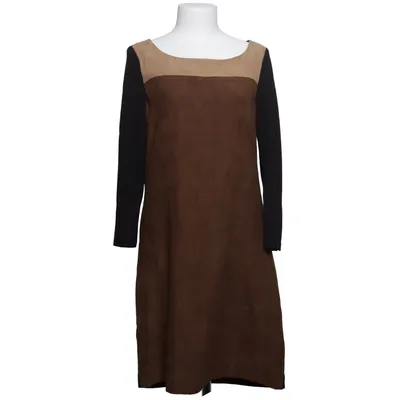 Jurk (Zwart, Bruin) van Promod Elastaan, Polyamide, Viscose