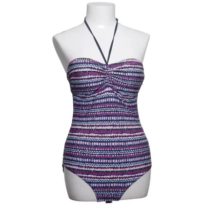 Maillot de bain une pièce (Bleu, Violet, Multicolore) de Queentex Élasthane, Polyamide, Polyester