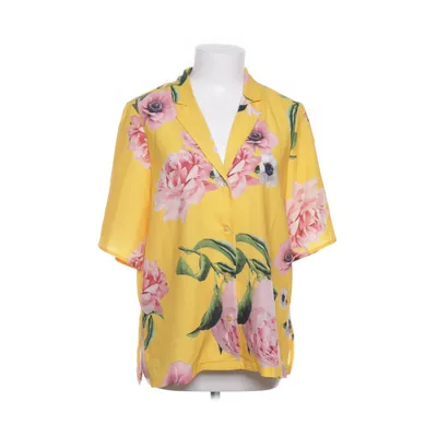 Kortärmad skjorta (Gul, Flerfärgad) från Aéryne Polyester