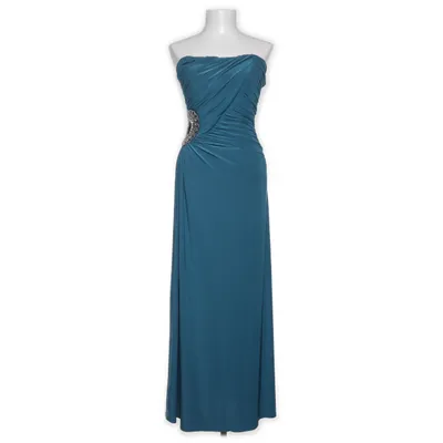 Avondjurk (Blauw) van KDK London Elastaan, Polyester