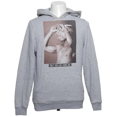 Sweat à capuche (Gris) de Mister Tee Coton, Polyester
