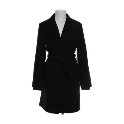 Coat (Black) from Divided by H&M Polyester, Elastane, Viscose