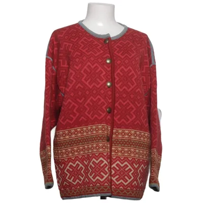 Cardigan (Rood, Geel, Meerkleurig) van Oleana Wol