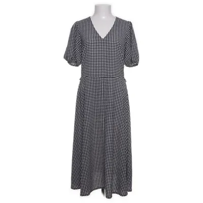 Jurk (Zwart, Wit) van Design by kappAhl Elastaan, Polyester