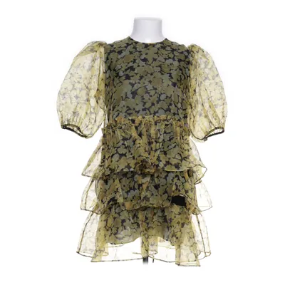 Jurk (Geel, Zwart, Meerkleurig) van Ganni Polyester