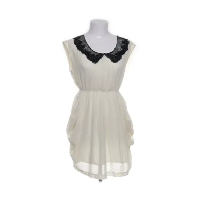 Dress (Beige, Black) from Azaka Polyester