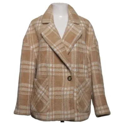 Jas (Beige, Wit) van Javier Simorra Polyamide, Polyester