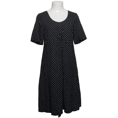 Kleid (Schwarz, Weiß) von Ellos Plus Collection Baumwolle, Modal