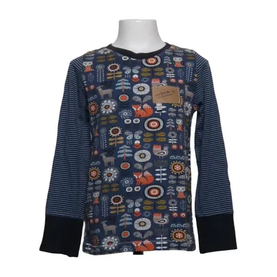 Lange mouwen shirt (Blauw, Meerkleurig) van Maxomorra Katoen, Elastaan