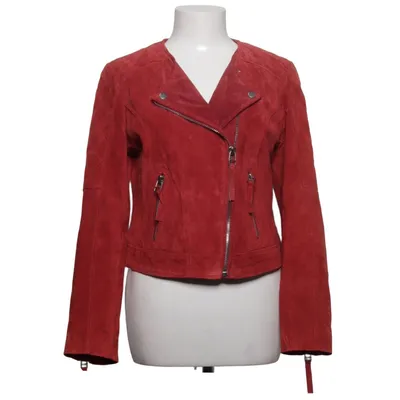 Bikerjacke (Rot) von Saki Collection Leder, Polyester