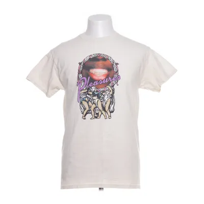 T-shirt (Beige, Multicolored) from Pleasures Cotton