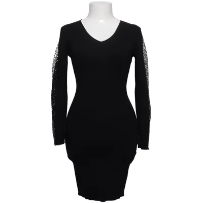 Robe (Noir) de Miss Charm Coton, Polyamide, Polyester, Viscose, Laine