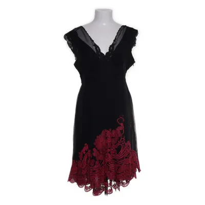 Jurk (Zwart, Roze) van Karen Millen Zijde, Polyester