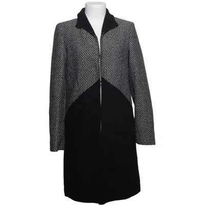Manteau (Noir, Blanc) de Laura Clement La Redoute Polyester, Laine