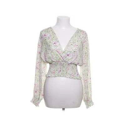 Blouse (Groen, Meerkleurig) van Zara Elastaan, Polyester