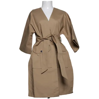 Trenchcoat (Beige) från Ganni Bomull, Polyester