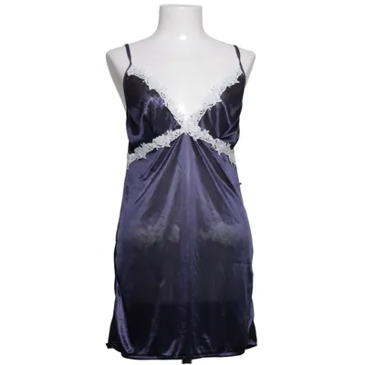 Negligé (Blå, Vit) Elastan, Polyamid