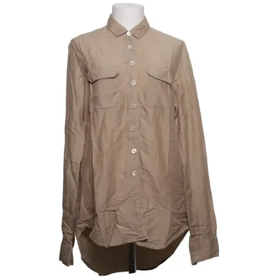 Shirt (Beige) van Le Sarte Pettegole Katoen, Zijde