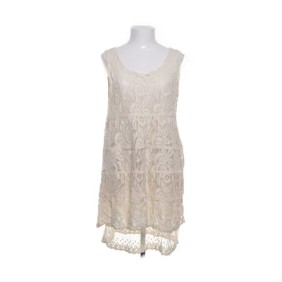 Jurk (Beige) van Kaffe Katoen, Elastaan, Nylon