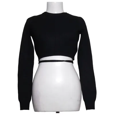 Crop top (Zwart) van Adika Polyester