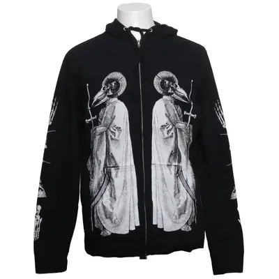 Capuchon sweater (Zwart) van Black Craft Katoen, Polyester