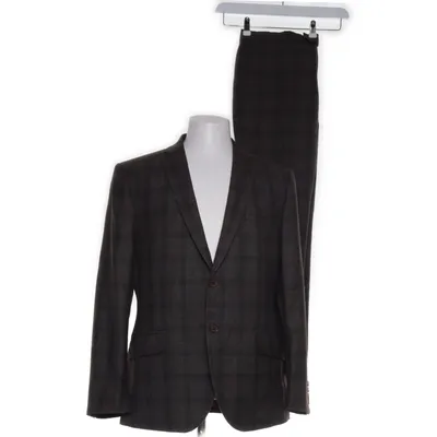 Jakkesæt (Brun) fra Gagliardi Uld, Polyester