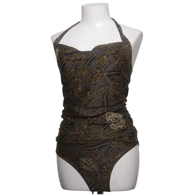 Swimsuit (Black, Yellow) from Scampi Elastane, Polyamide