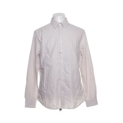 Overhemd (Beige, Wit) van Dressmann Katoen
