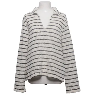 Trui (Wit, Zwart) van Gina Tricot Katoen, Gerecycled polyester