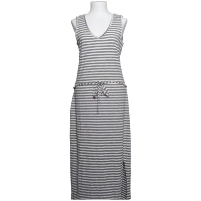 Maxi jurk (Grijs, Wit) van Garcia Jeans Katoen, Polyester