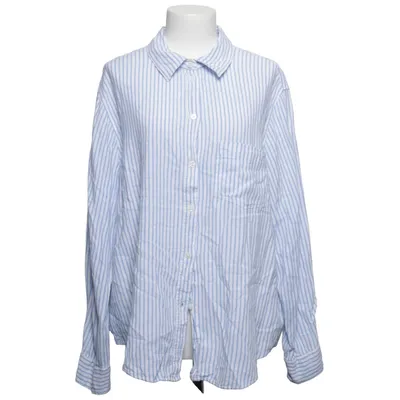 Skjorta (Blå, Vit) från H&M Linne, Viskos