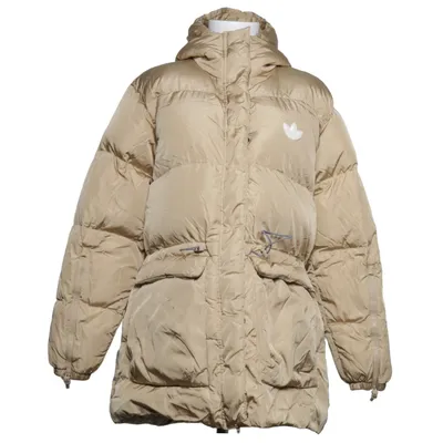 Dunjakke (Beige) fra Adidas Dun, Fjer, Polyamid, Genanvendt polyester