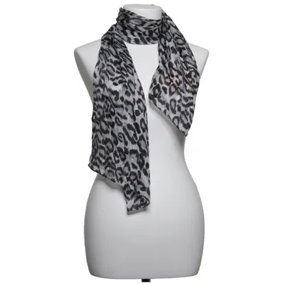 Châle (Noir, Gris, Blanc) Soie