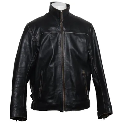 Leren jack (Zwart) van 4Bikers