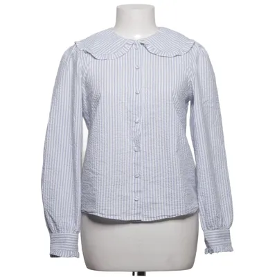 Bluse (Blau, Weiß) von Naf Naf Baumwolle, Polyester