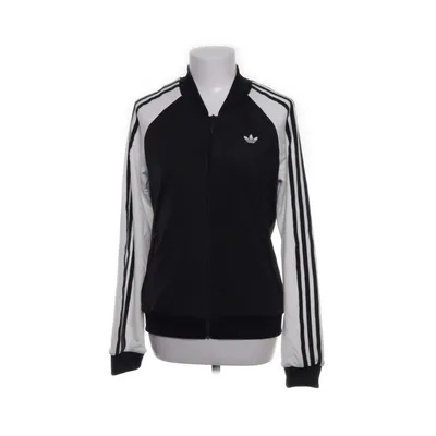 Trainingsjack (Zwart, Wit) van Adidas Nylon, Polyester