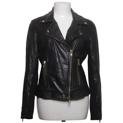 Bikerjacka (Svart) från Frontrow Living Elastan, Skinn, Polyester
