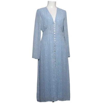 Långklänning (Blå, Vit, Flerfärgad) från Adoore Polyester