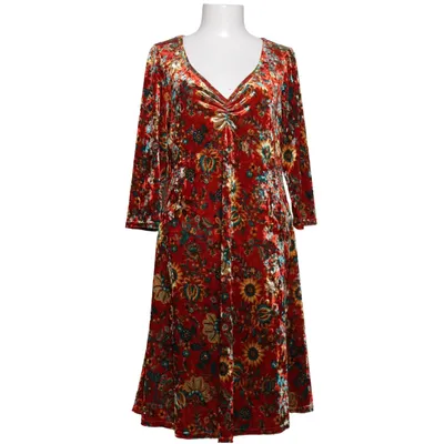 Jurk (Rood, Blauw, Geel) van Stockholms Klänningsfabrik Elastaan, Polyamide, Polyester