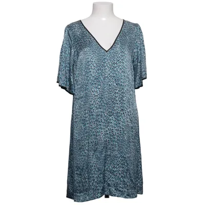 Robe (Bleu, Multicolore) de Demoy Élasthane, Soie