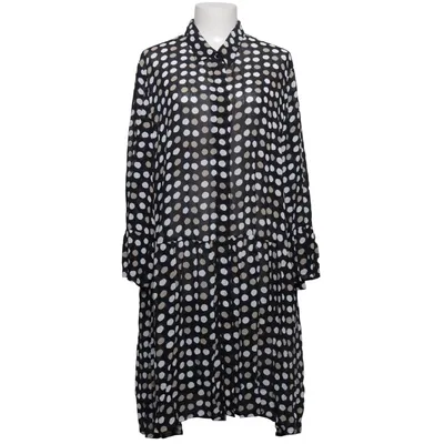 Jurk (Zwart, Wit, Beige) van Selection by Ulla Popken Viscose