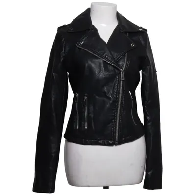 Bikerjacka (Svart) från Stradivarius Polyester, Polyuretan