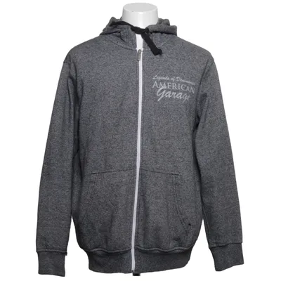 Capuchon sweater (Grijs) van Identic Man Katoen, Polyester