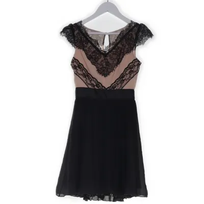 Cocktail dress (Black, Beige) from Elise Ryan Polyester, Nylon